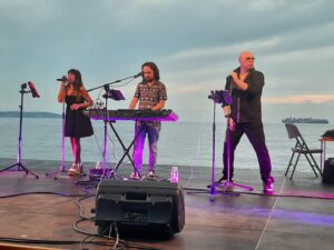 Il trio sul palco /