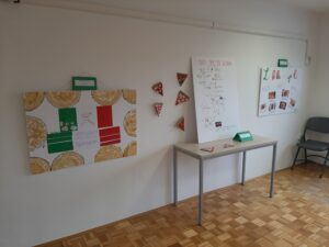 I lavori esposti-Razstavljena dela